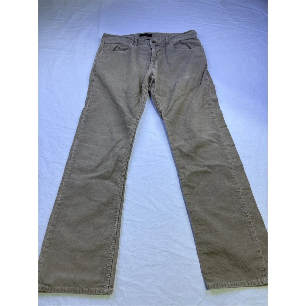 Vintage Banana Republic Corduroy Pants Mens 32x30 Tan Straight 100% Cotton